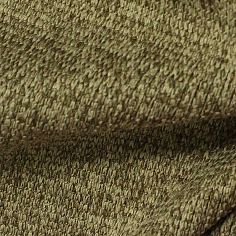 Brown Heathered-Marl Rib Knit, Polyester, 324 gsm