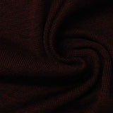 Dark Red Marl Rib Knit, Polyester