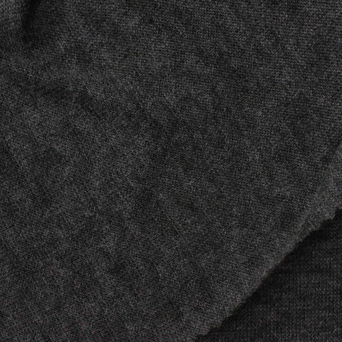 Dark Grey Marl Chunky Knit, Poly-Viscose, 130 gsm