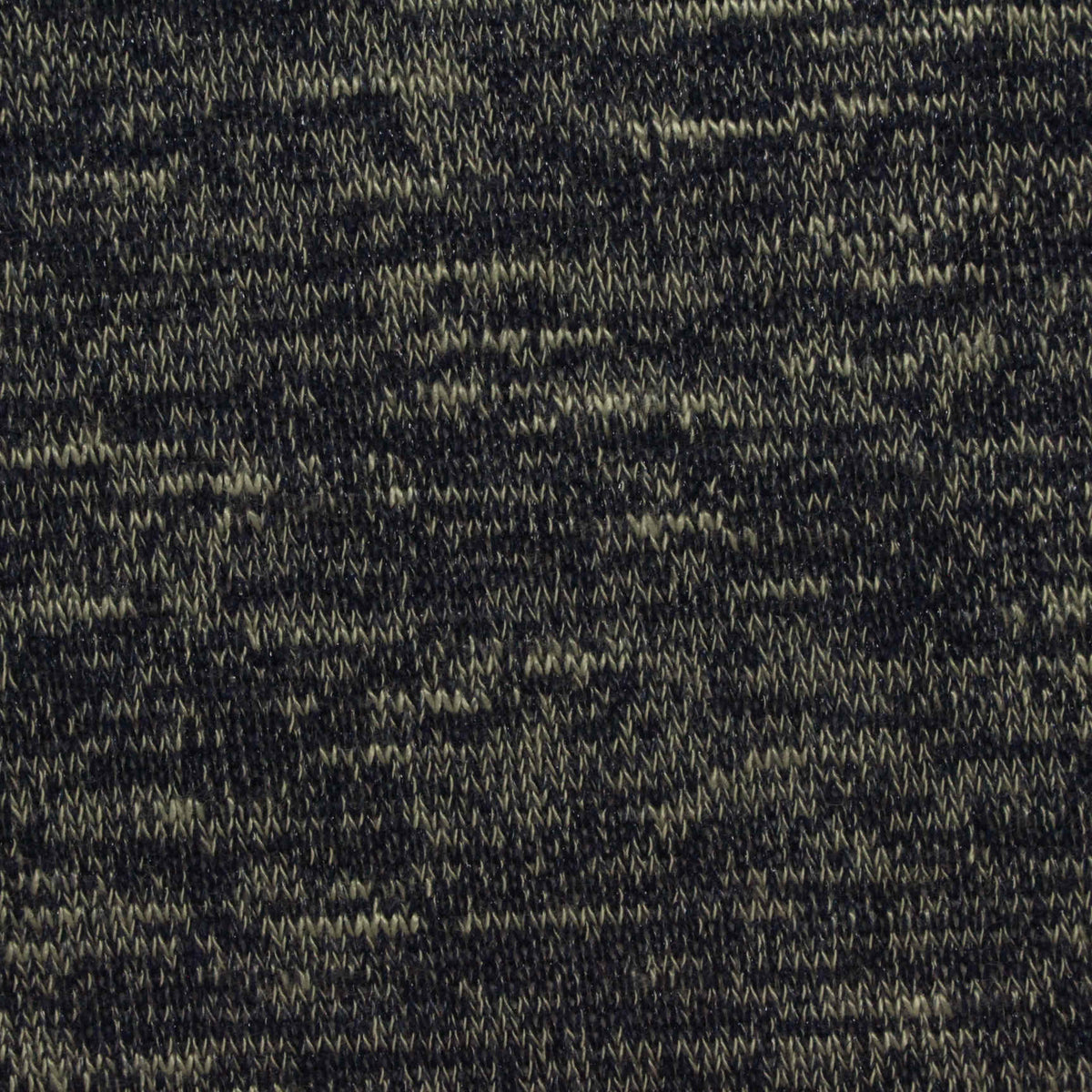 Dark Grey Heather Chunky Knit, Poly-Viscose, 183 gsm