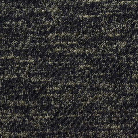 Dark Grey Heather Chunky Knit, Poly-Viscose, 183 gsm