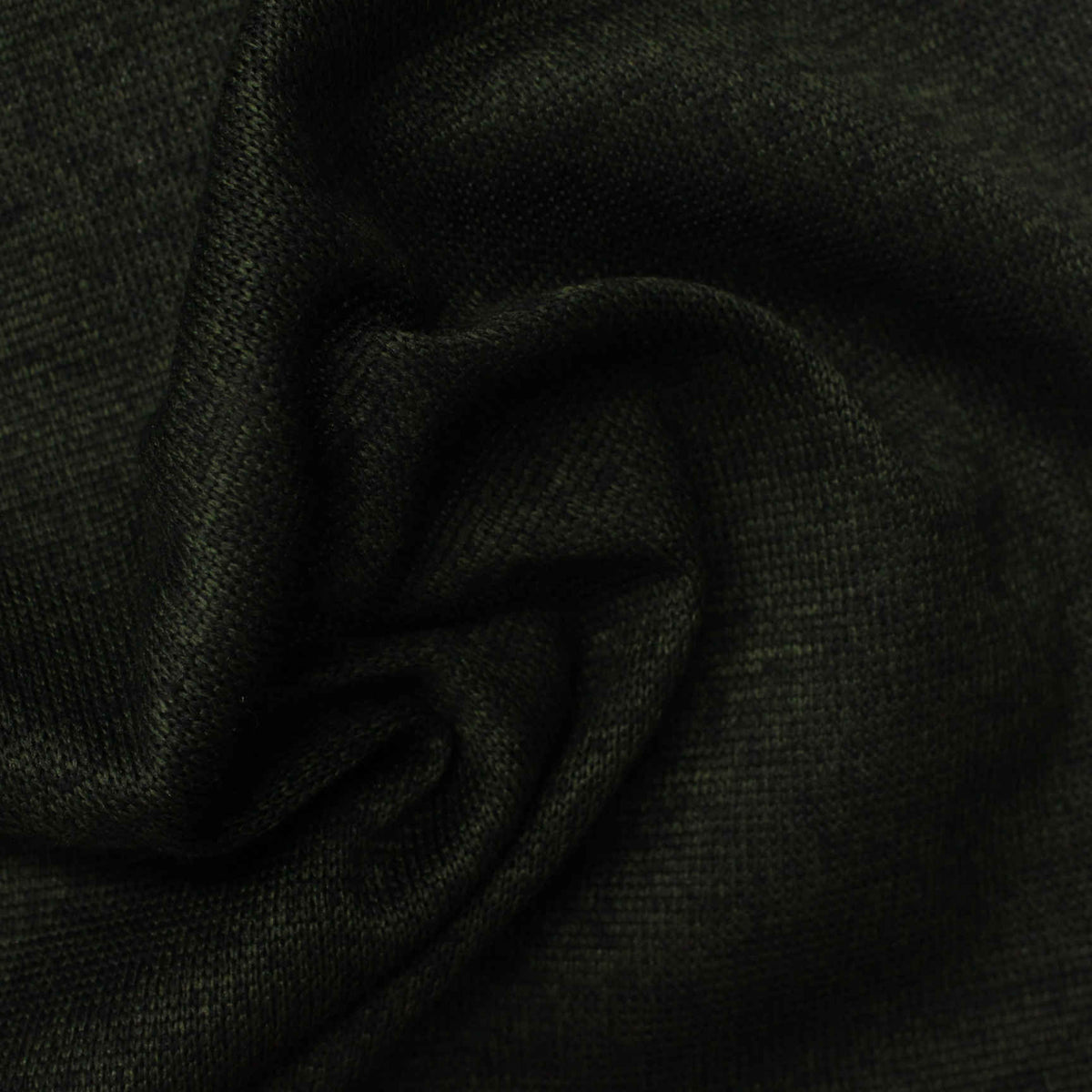100% Polyester Chunky Knit Fabric, 226 gsm, 165 cm — Green