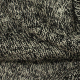 Black Marl Chunky Knit, Viscose-Poly — texture