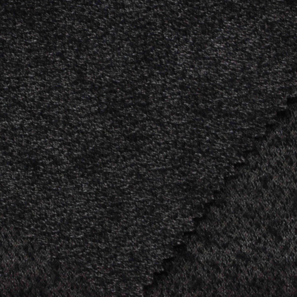 Dark Grey Marl Chunky Knit, Polyester, 212 gsm