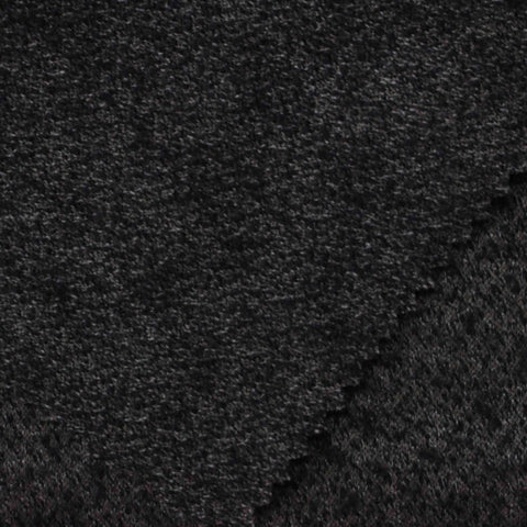 Dark Grey Marl Chunky Knit, Polyester, 212 gsm