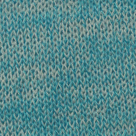 Blue Marl Chunky Knit, Poly-Viscose, 160 gsm, 150 cm