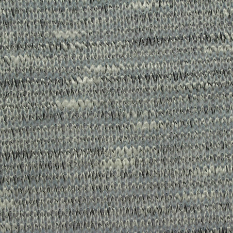 Grey Heathered-Marl Chunky Knit, Poly-Viscose, 219 gsm