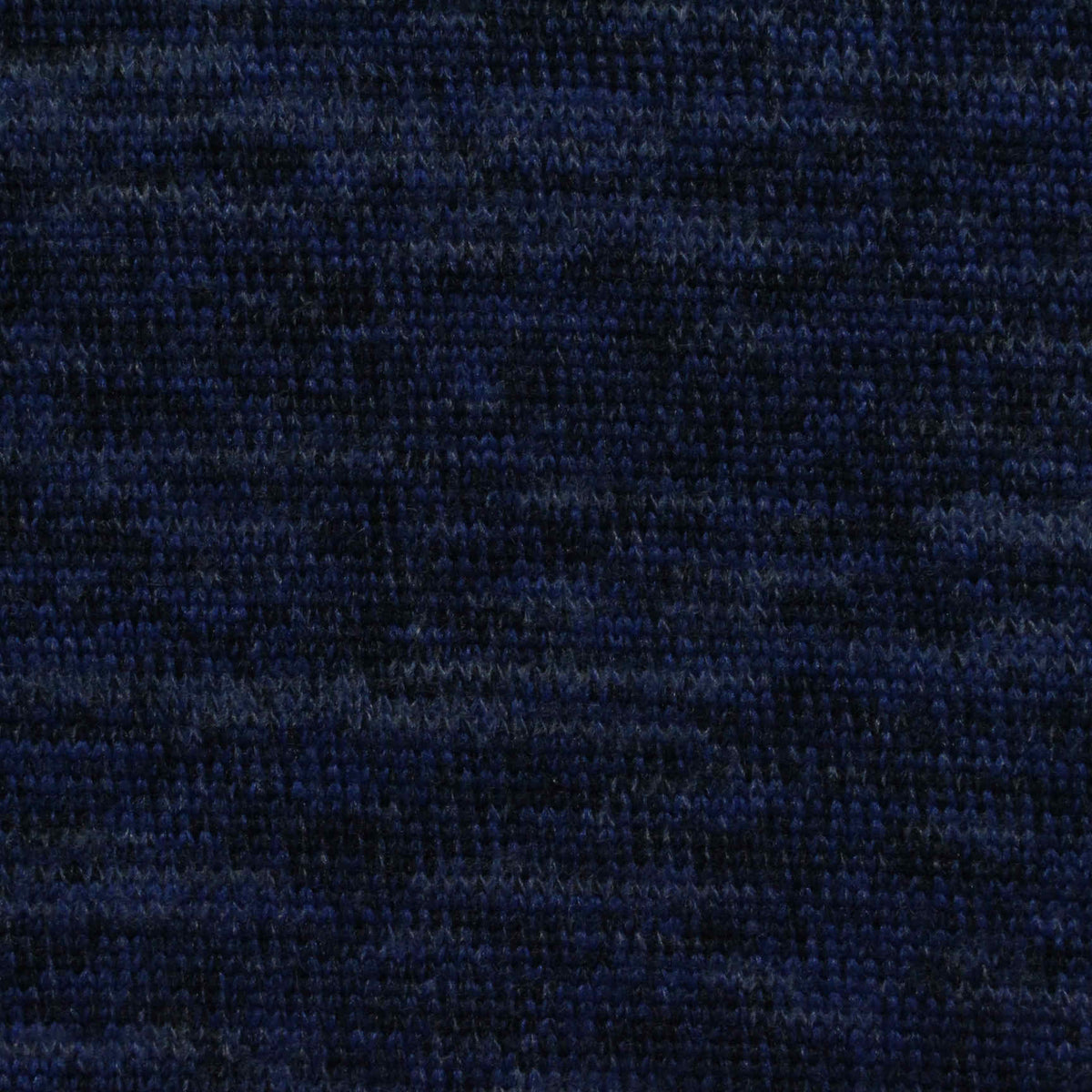 Dark Blue Marl Chunky Knit, Poly-Viscose, 194 gsm