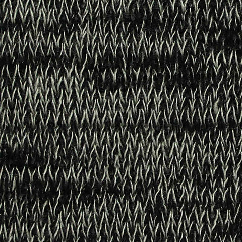 Black Marl Chunky Knit, Poly-Viscose, 182 gsm, 160 cm, ref EF-219583