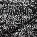 Black Marl Chunky Knit, Viscose-Poly — texture