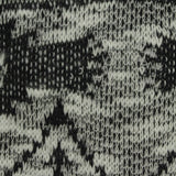 Black Abstract Chunky Knit, Polyester