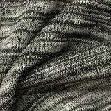 Black Marl Jersey Knit, Viscose-Poly — texture