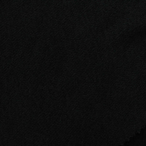 Cotton Viscose Stretch Jersey Knit Fabric, 180 gsm, 140 cm — Black