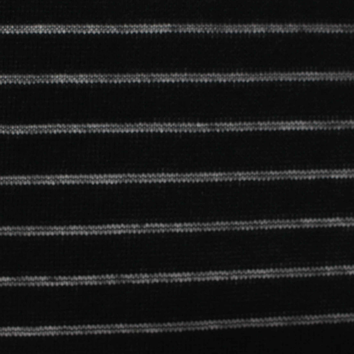 Grey Horizontal-Stripe Chunky Knit, Polyester, 165 gsm