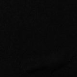 Polyester Viscose Stretch Chunky Knit Fabric, 189 gsm, 160 cm — Black