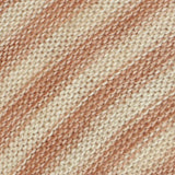 Cream Stripes Chunky Knit, Viscose-Poly — texture