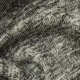 Black Heathered-Marl Chunky Knit, Viscose-Poly — texture