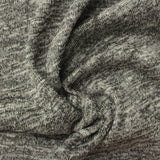 Black Heathered-Marl Chunky Knit, Viscose-Poly