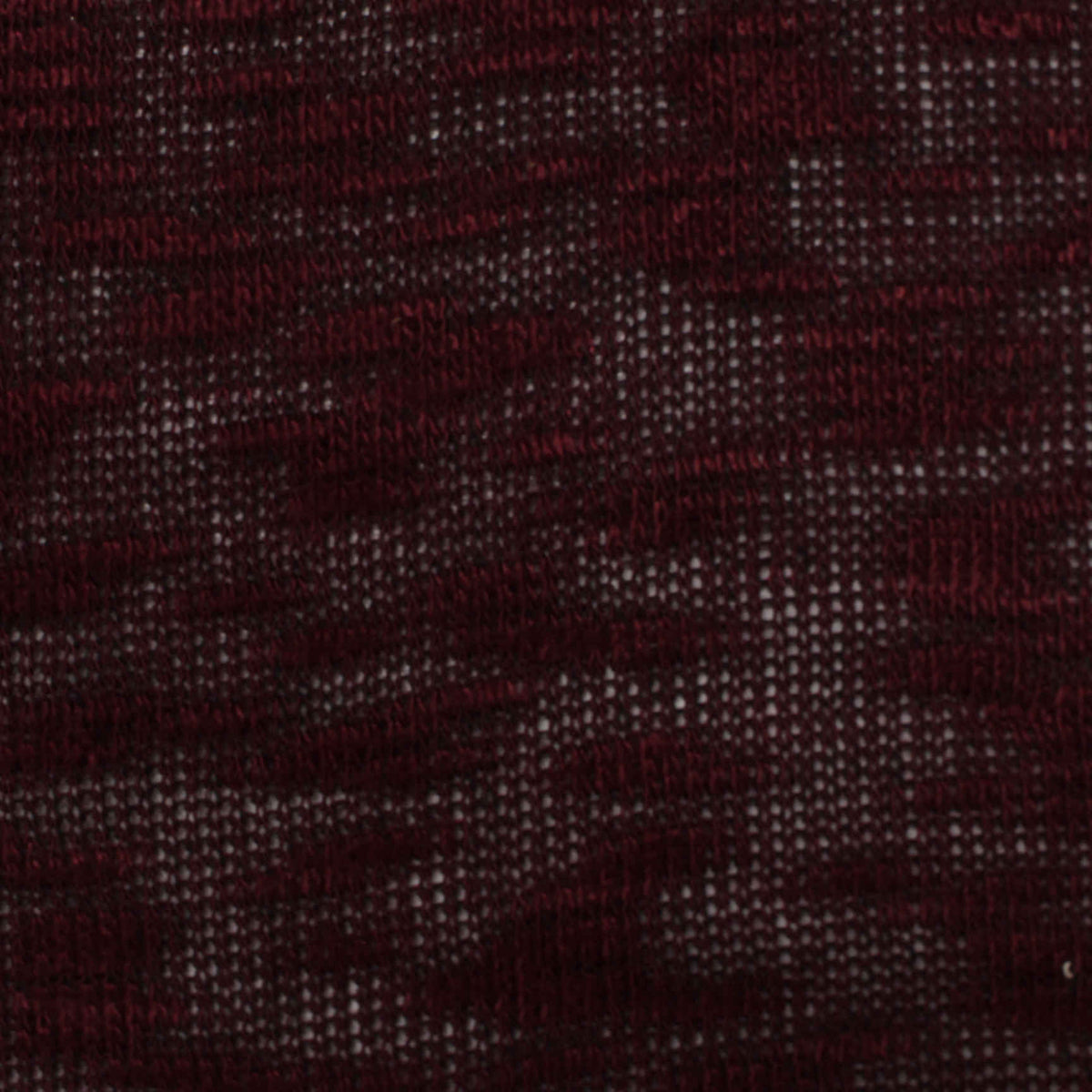 Dark Red Marl Chunky Knit, Viscose-Poly, 165 gsm