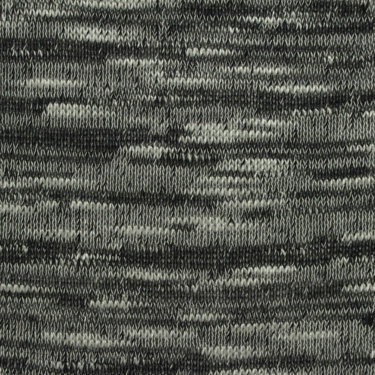 Black Marl Chunky Knit, Viscose-Poly, 190 gsm