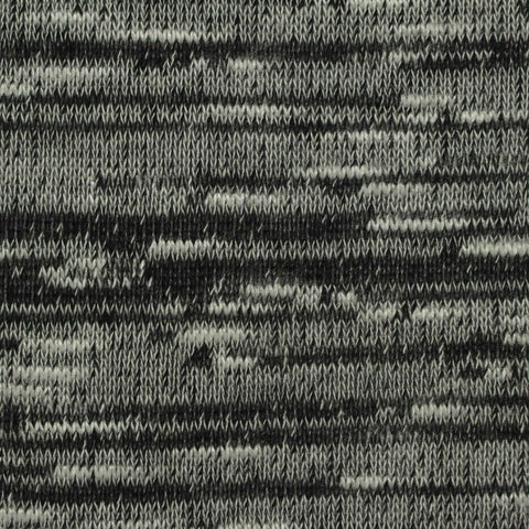 Black Marl Chunky Knit, Viscose-Poly, 246 gsm
