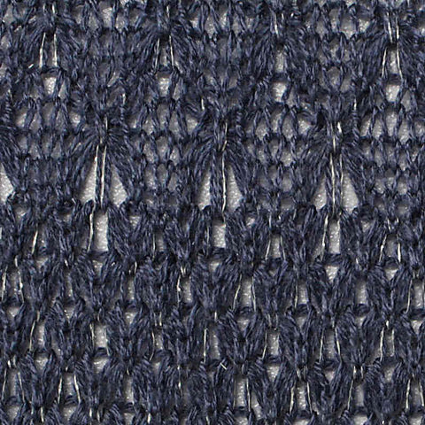 Navy Openwork Chunky Knit, Poly-Acrylic