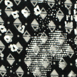 Black Diamonds Chunky Knit, Viscose — texture