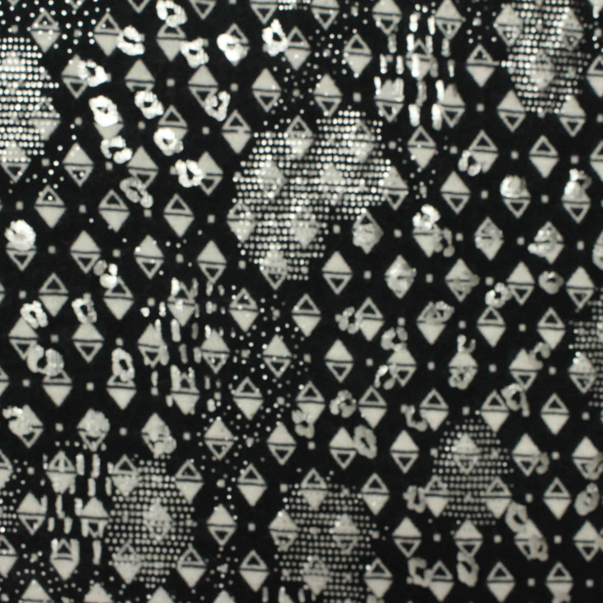 Black Diamonds Chunky Knit, Viscose