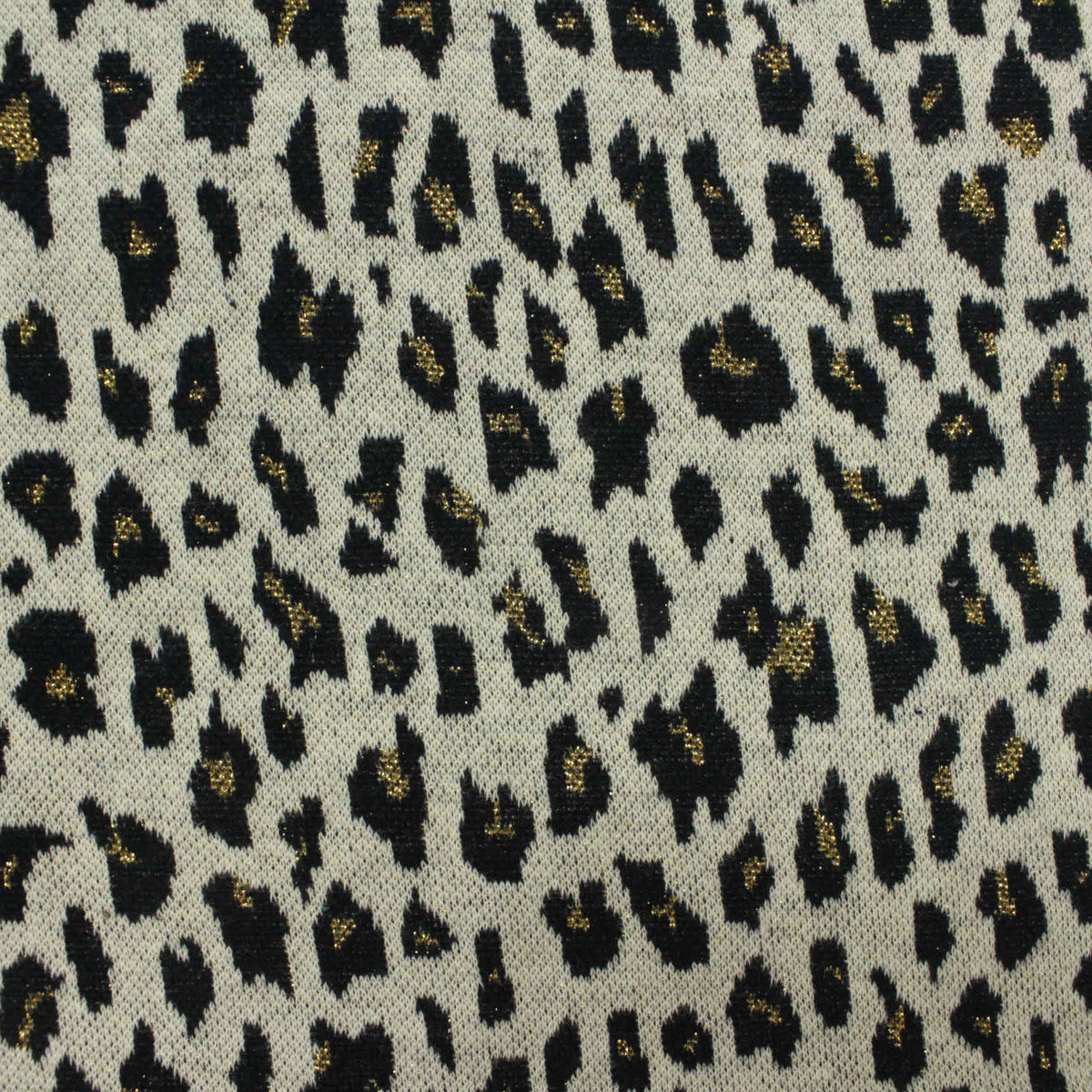 Cream Leopard Jacquard, Cotton