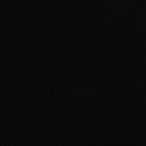 Acrylic Stretch Knit Fabric, 200 gsm, 180 cm — Black
