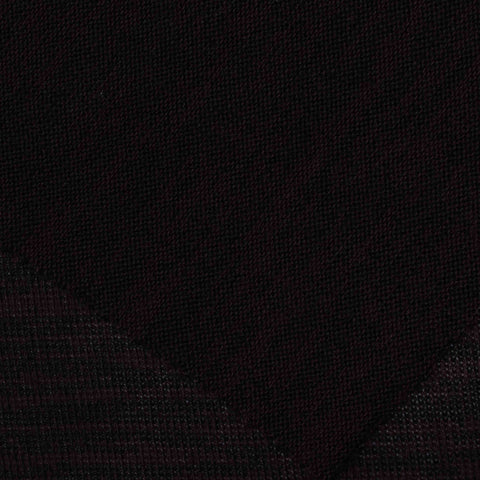 Dark Red Marl Chunky Knit, Polyester, 210 gsm