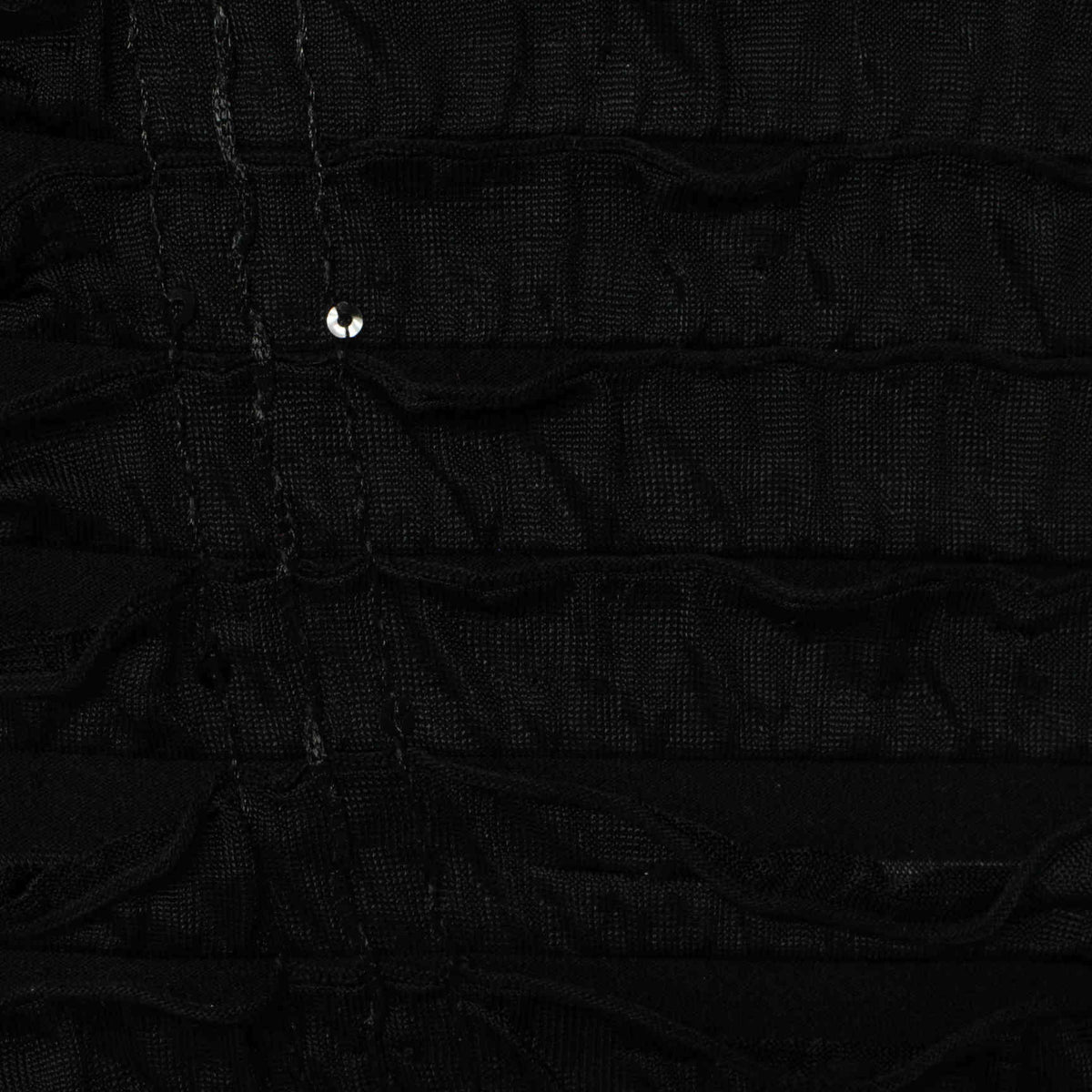 Jacquard Sequin 100% Polyester Knit Fabric, 180 gsm, 160 cm — Black