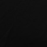 Polyester Stretch Interlock Knit Fabric, 295 gsm, 170 cm — Black