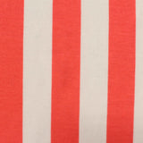 Red Vertical-Stripe Jersey Knit, Polyester