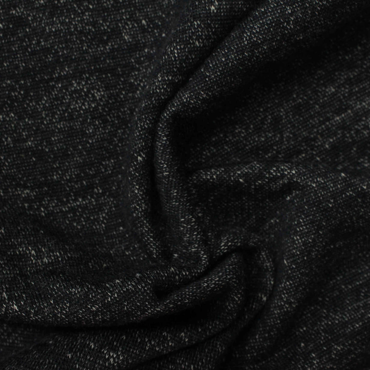 Dark Grey Marl French Terry, Poly-Cotton, 280 gsm, 170 cm