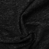 Dark Grey Marl French Terry, Poly-Cotton