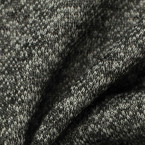 Dark Grey Marl French Terry, Polyester, 190 gsm