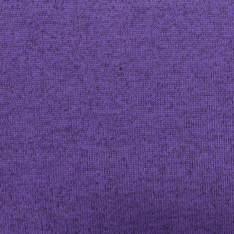 Purple Marl Jersey Knit, Polyester, 200 gsm