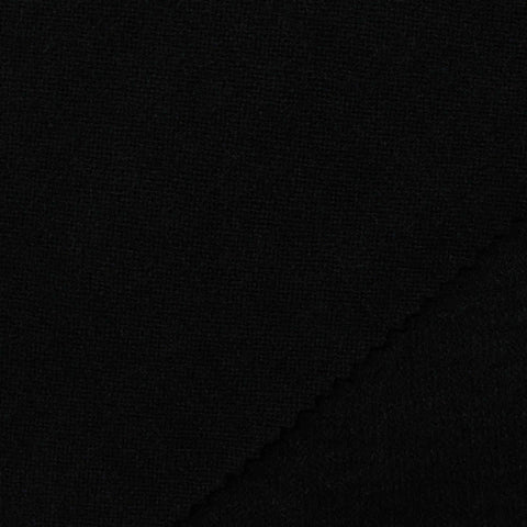Nylon Stretch Jersey Knit Fabric, 240 gsm, 170 cm — Black