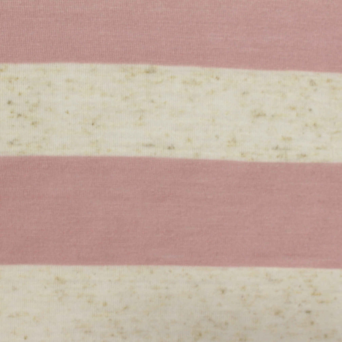 Pink Horizontal-Stripe Jersey Knit, Poly-Cotton