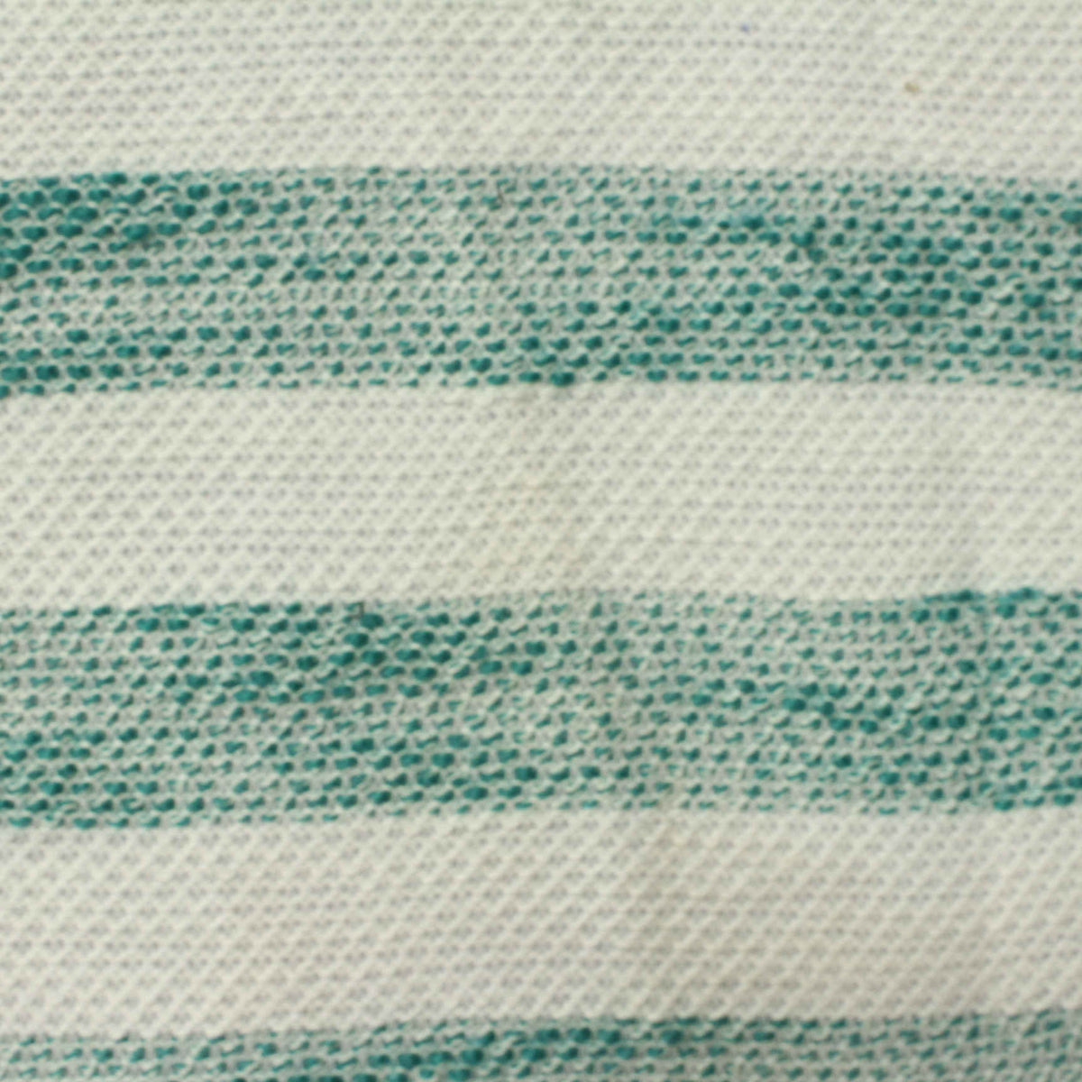 Teal Stripes Chunky Knit, Polyester