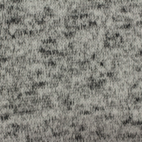 Grey Marl Chunky Knit, Poly-Viscose, 170 gsm, 175 cm