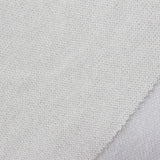 Polyester Viscose Stretch Chunky Knit Fabric, 156 gsm, 190 cm — White