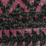 Black Houndstooth Chunky Knit, Poly-Viscose