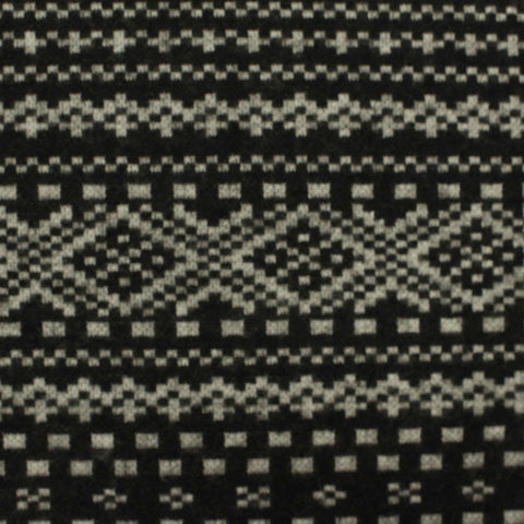 Black Diamond Chunky Knit, Polyester, 168 gsm, 170 cm