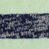 Light Green Horizontal-Stripe Chunky Knit, Poly-Viscose — texture
