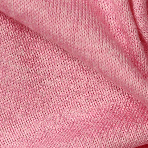 Pink Marl Chunky Knit, Viscose-Poly, 200 gsm, 160 cm, ref EF-219806