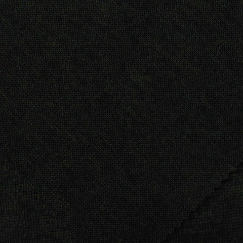 Black Marl Chunky Knit, Polyester, 200 gsm, 150 cm