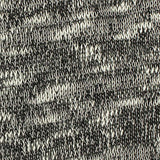 Black Heathered-Marl Chunky Knit, Poly-Viscose — texture