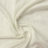 Jacquard Viscose Polyester Chunky Knit Fabric, 135 gsm, 150 cm — White
